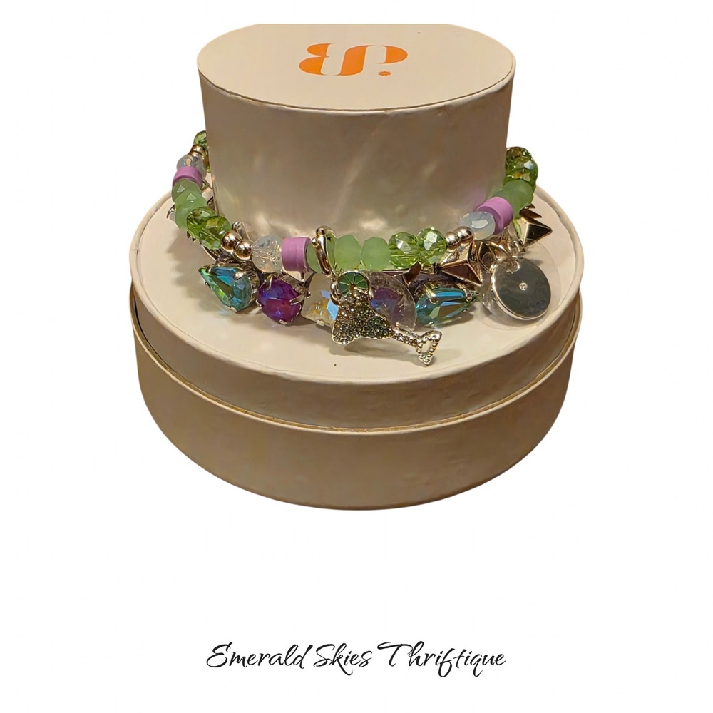 Bomb Party Stack RBP6040 Puerto Rican Paradise stackable bracelet free ship